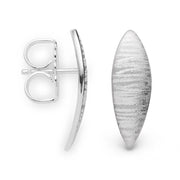 Sterling sølv Ørestikker mat/børstet - Urma.dk