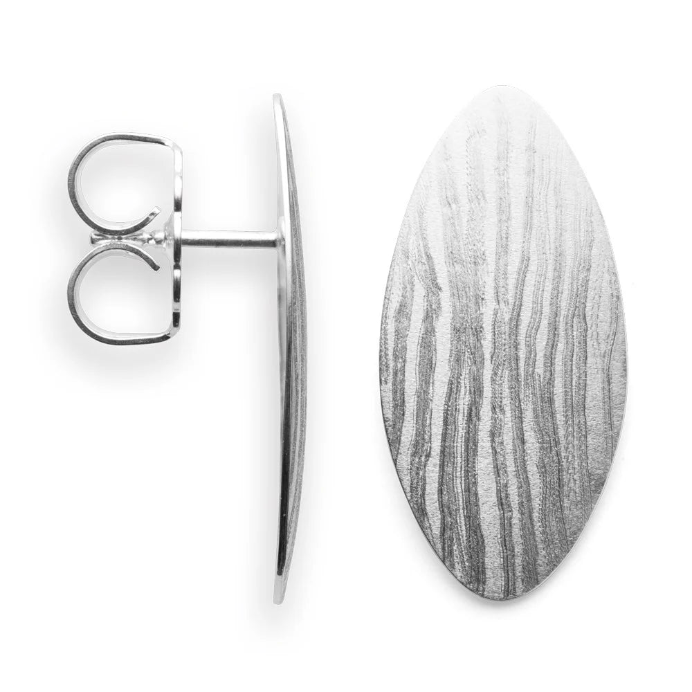 Sterling sølv Ørestikker mat/børstet - Urma.dk