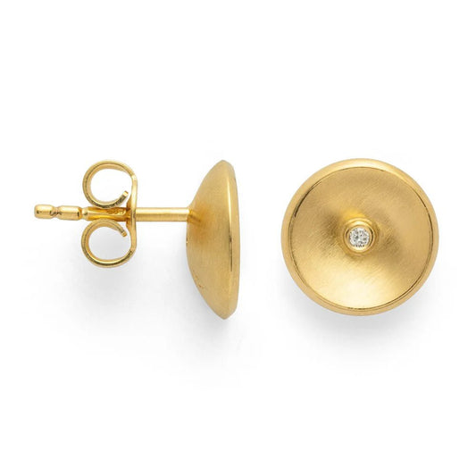 Sterling sølv Ørestikker, matf g, br 0,02ct W - SI - Urma.dk