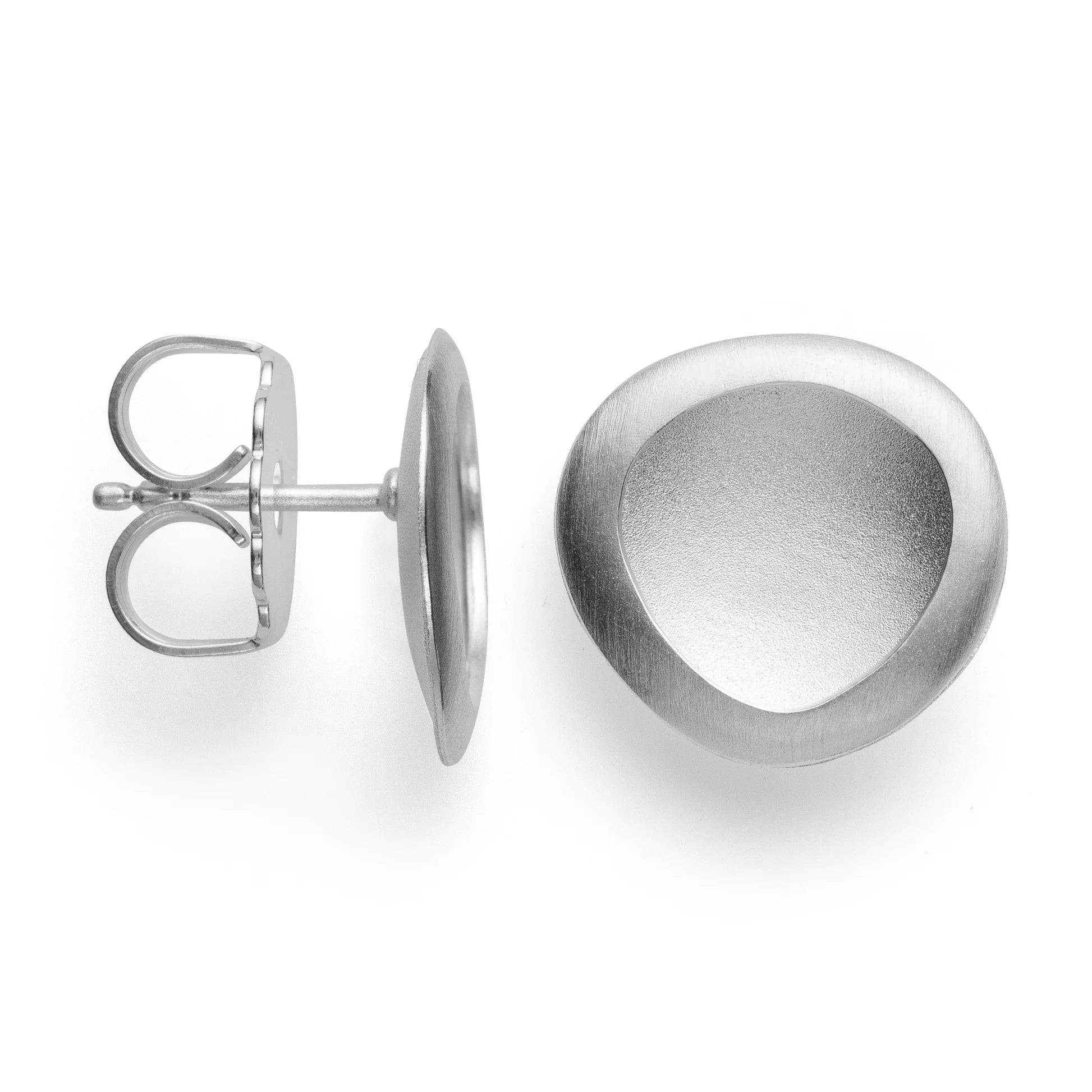 Sterling sølv Ørestikker mat/sandblæst - Urma.dk