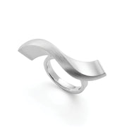 Sterling sølv ring, mat - Urma.dk