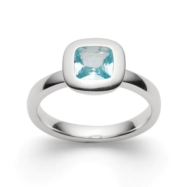 Sterling sølv ring, mat/pol., amethyst 3,2ct - Urma.dk