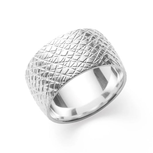 Sterling sølv Ring specielt struktureret - Urma.dk