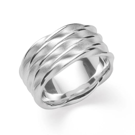 Sterling sølv Ring specielt struktureret - Urma.dk