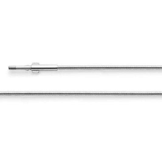 Sterling sølv Tonda Soft spiral stål1,40mm dbl. Clips - Urma.dk