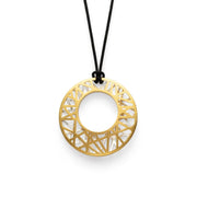 Sterling sølv Vedhæng "50 Years", delvis fg, børstet - Urma.dk