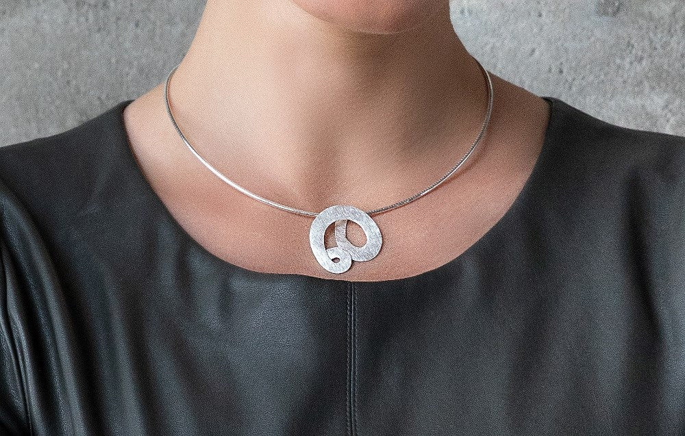 Sterling sølv Vedhæng børstet - Urma.dk