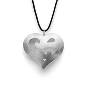 Sterling sølv vedhæng, børstet/blank - Urma.dk