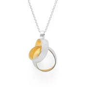 Sterling sølv Vedhæng, delvis fg børstet - Urma.dk