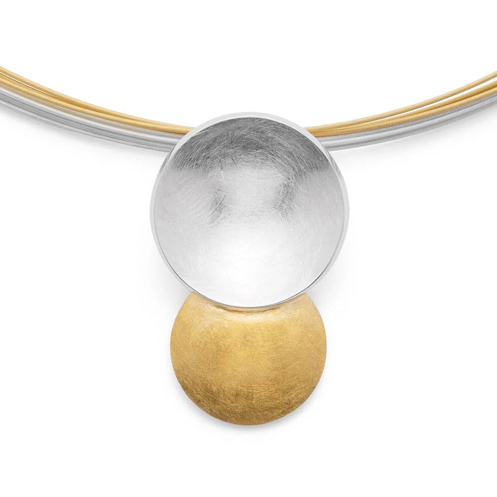 Sterling sølv Vedhæng, delvis fg børstet - Urma.dk