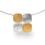 Sterling sølv Vedhæng, delvis fg børstet - Urma.dk