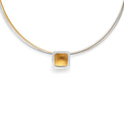 Sterling sølv vedhæng, delvis fg., børstet - Urma.dk