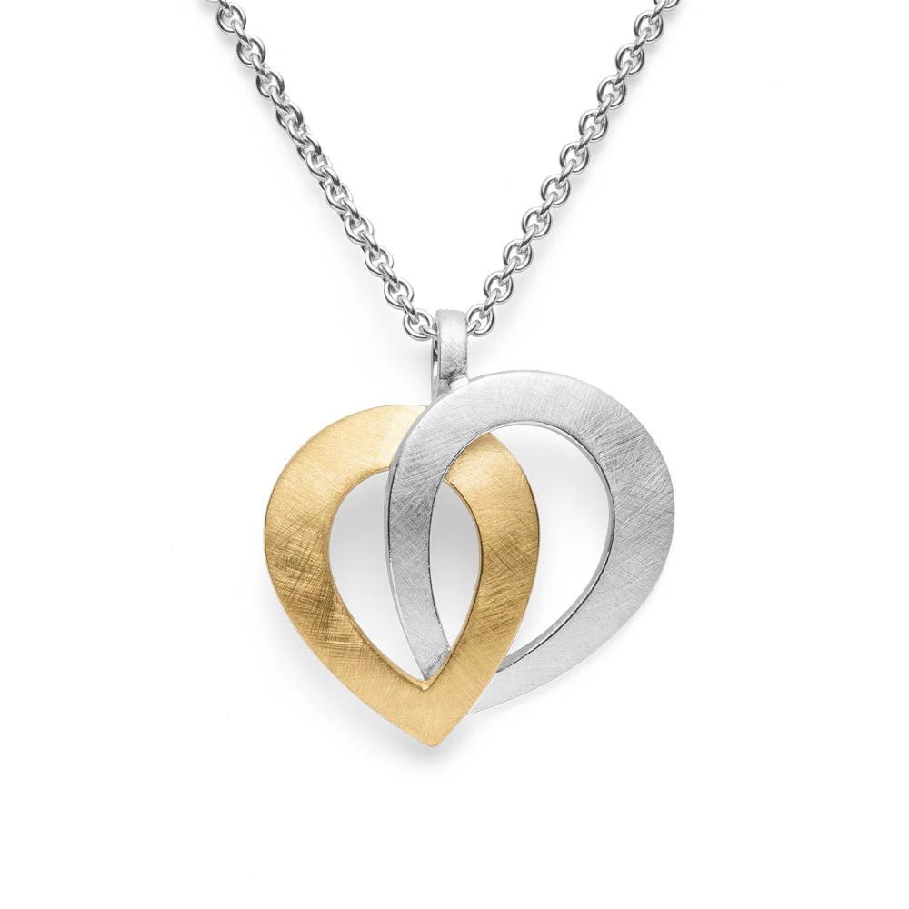 Sterling sølv Vedhæng, delvis fg børstet - Urma.dk