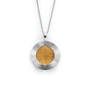 Sterling sølv vedhæng, delvis fg., mat - Urma.dk