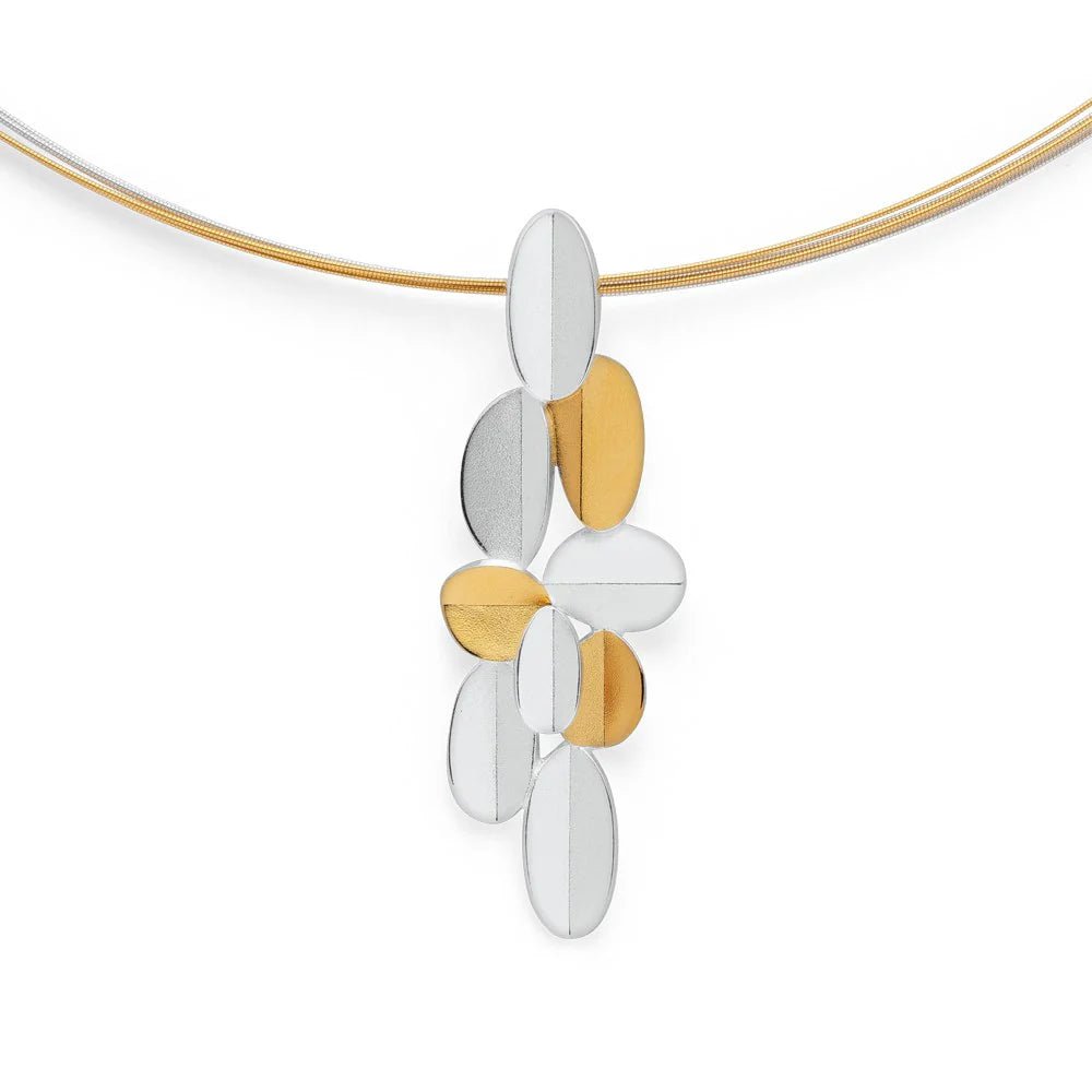 Sterling sølv Vedhæng, delvis fg mat - Urma.dk