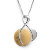 Sterling sølv Vedhæng, delvis fg mat/blank - Urma.dk