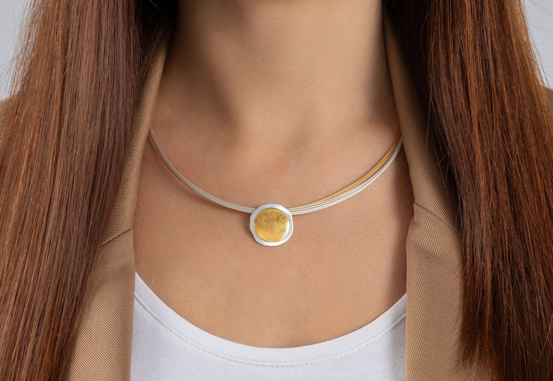 Sterling sølv Vedhæng, delvis jfr. mat/børstet - Urma.dk