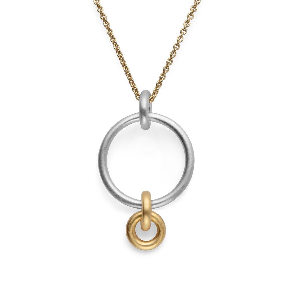 Sterling sølv Vedhæng, delvis mat fg - Urma.dk