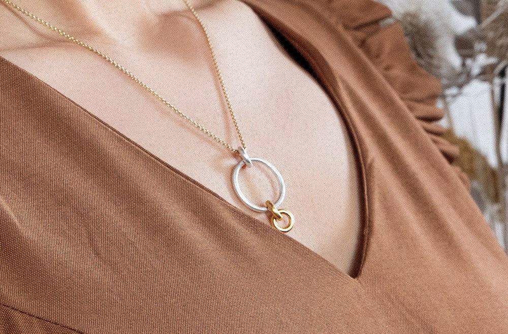 Sterling sølv Vedhæng, delvis mat fg - Urma.dk