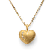 Sterling sølv Vedhæng, fg børstet, dia. 0,03ct W - SI - Urma.dk