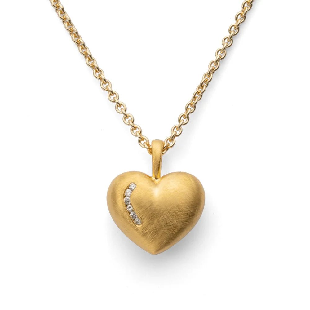 Sterling sølv Vedhæng, fg børstet, dia. 0,03ct W - SI - Urma.dk