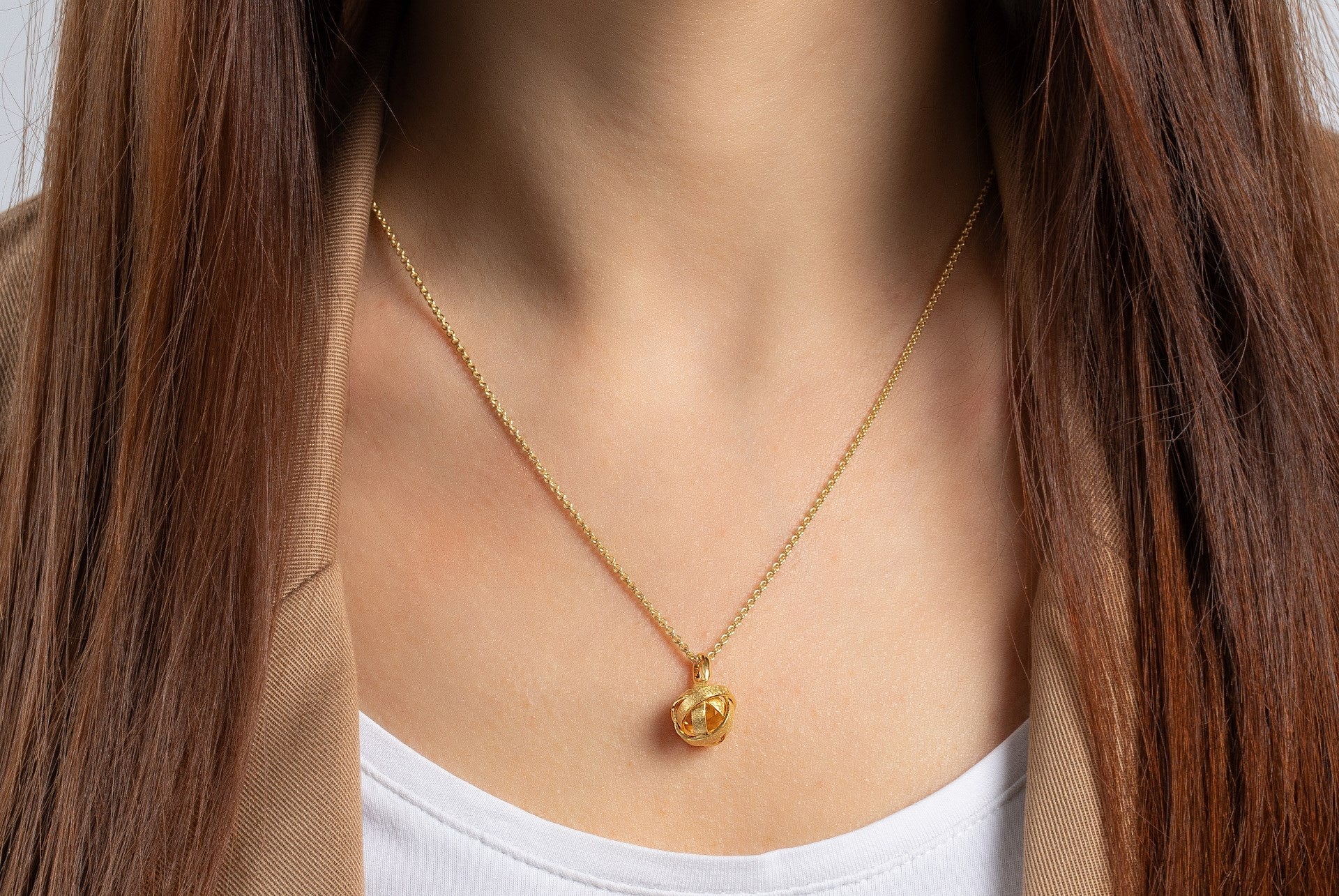 Sterling sølv Vedhæng, fg børstet/blank - Urma.dk