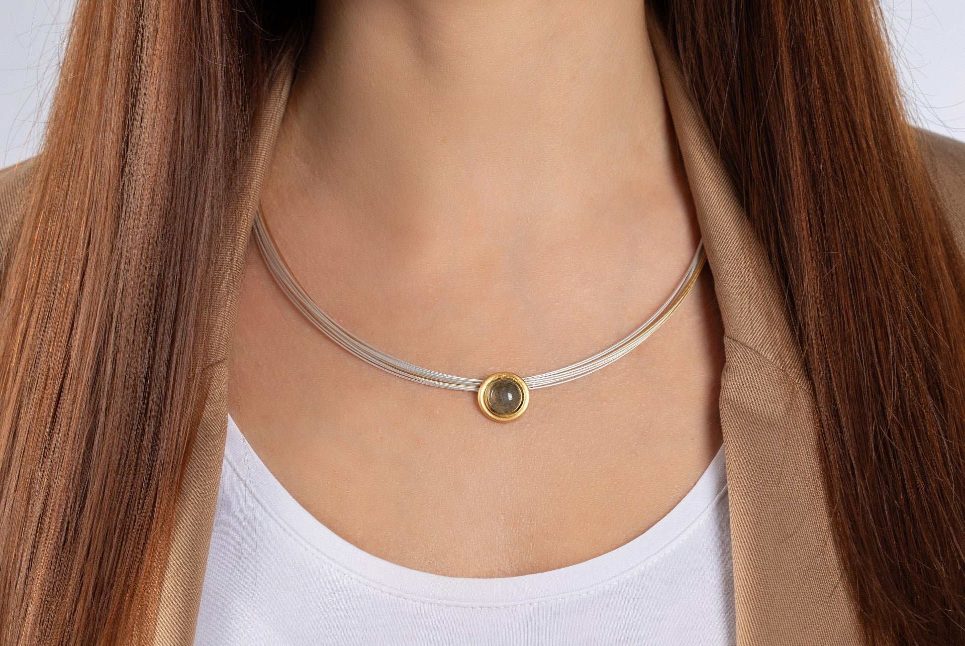 Sterling sølv Vedhæng, fg mat/blank, lab 2,63ct - Urma.dk