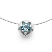 Sterling sølv Vedhæng inkl. bøjle stål, mat fg, 42cm, 1mm - Urma.dk