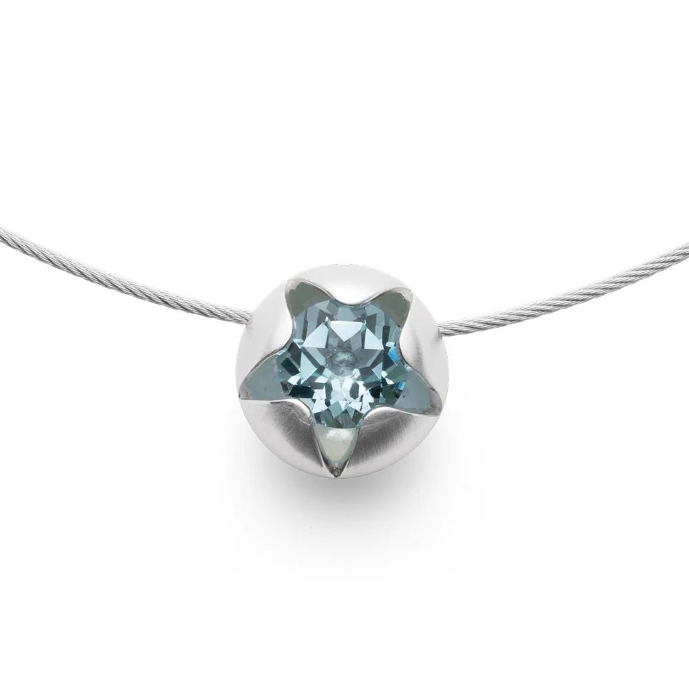 Sterling sølv Vedhæng inkl. stål bøjle mat 42cm,1mm - Urma.dk