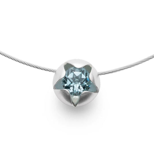 Sterling sølv Vedhæng inkl. stål bøjle mat 42cm,1mm - Urma.dk