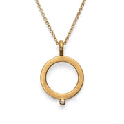 Sterling sølv Vedhæng, mat fg, brillant 0,01ct W - SI - Urma.dk