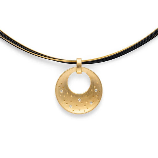Sterling sølv Vedhæng, matfg, br 0,025ct W - SI - Urma.dk