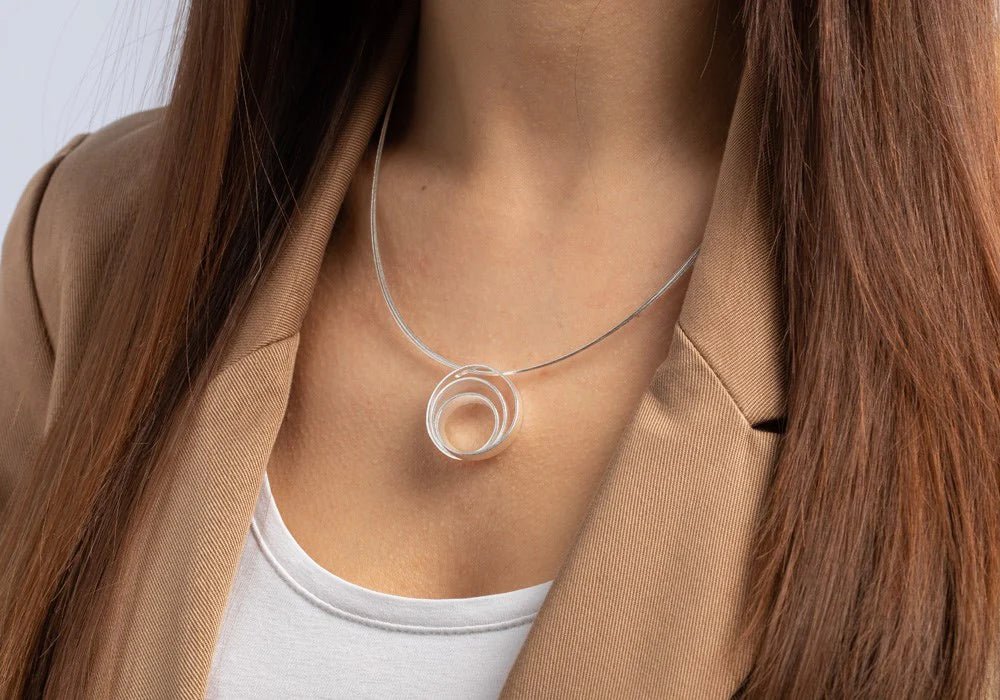 Sterling sølv Vedhæng sandblæst - Urma.dk