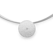 Sterling sølv Vedhæng specielt tekstureret, 0,02ct W - SI - Urma.dk