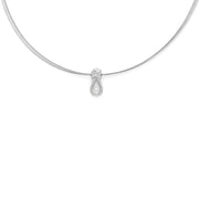 Sterling sølv vedhæng,rhodium - pl,mat,ferskvandsperle0,38ct - Urma.dk