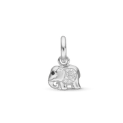 STORY sølv led elefant  m/cz