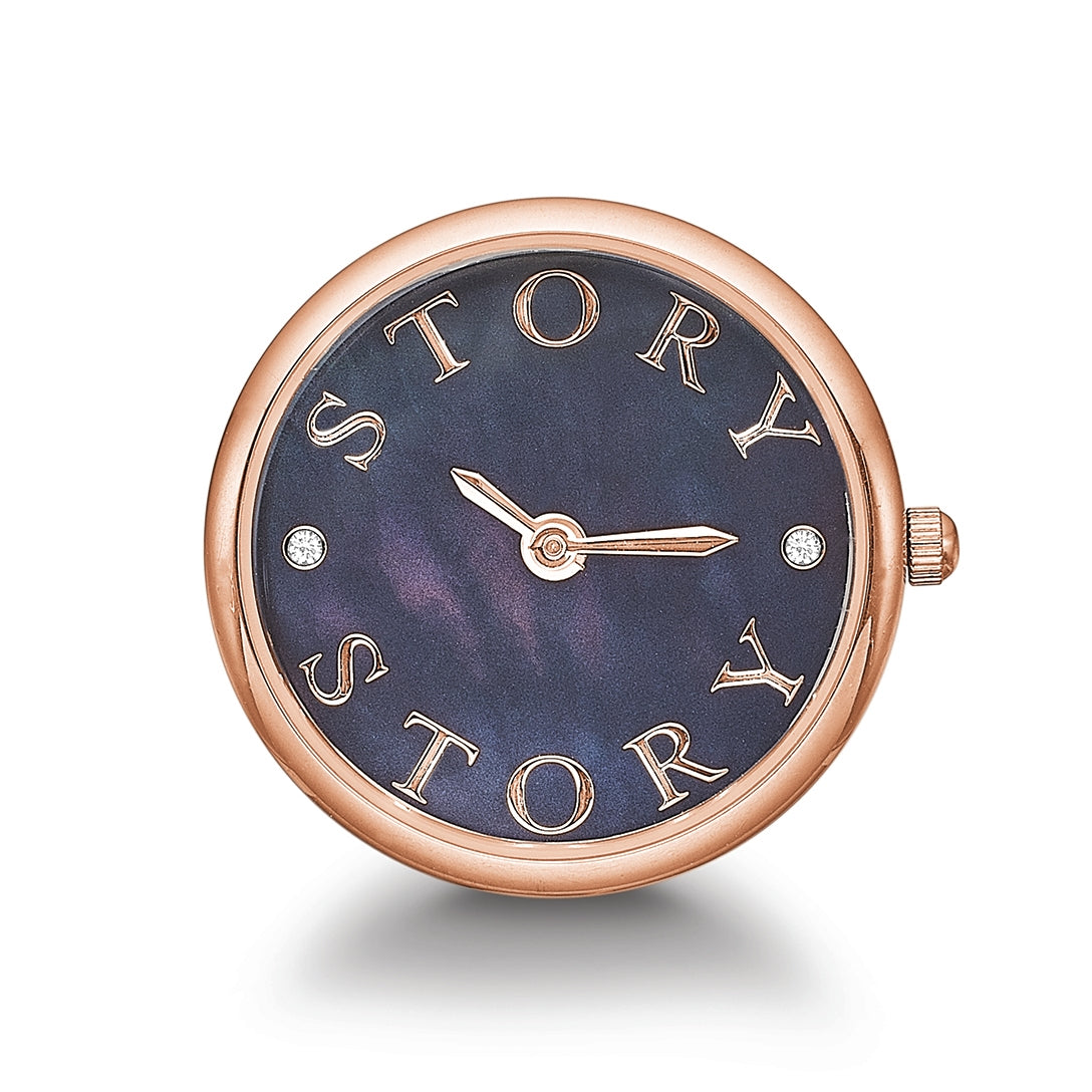 STORY Ur, Script, rosa forgyldt - 1924125