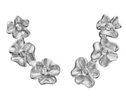 Øreringe med 3 blomster