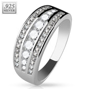 SØLV RING MED ZIRCONIA
