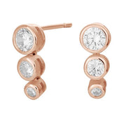 SWAROVSKI by JLN rfg. sølv øreri AMYNOR 12mm - Urma.dk