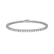 Tennis Armbånd 14 kt. hvidguld 5,00 ct. - Urma.dk