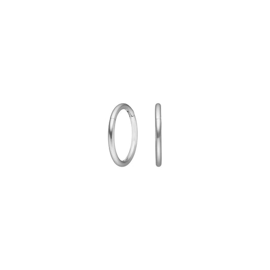Titanium creoler 10mm - Urma.dk
