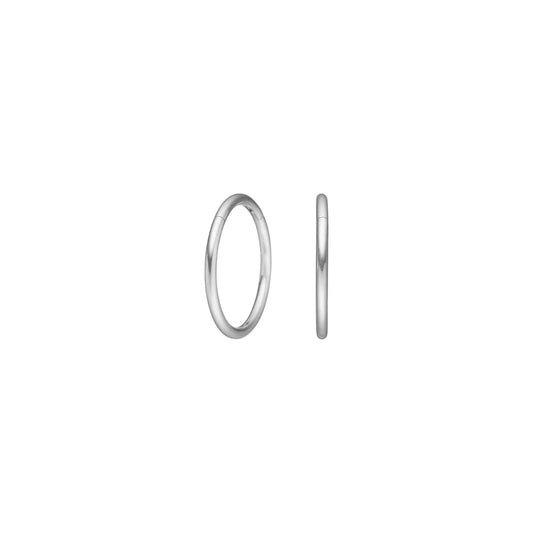 Titanium creoler 12mm - Urma.dk
