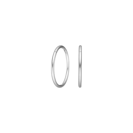 Titanium creoler 14mm - Urma.dk