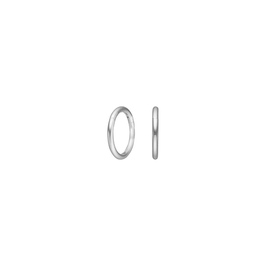 Titanium creoler 8mm - Urma.dk