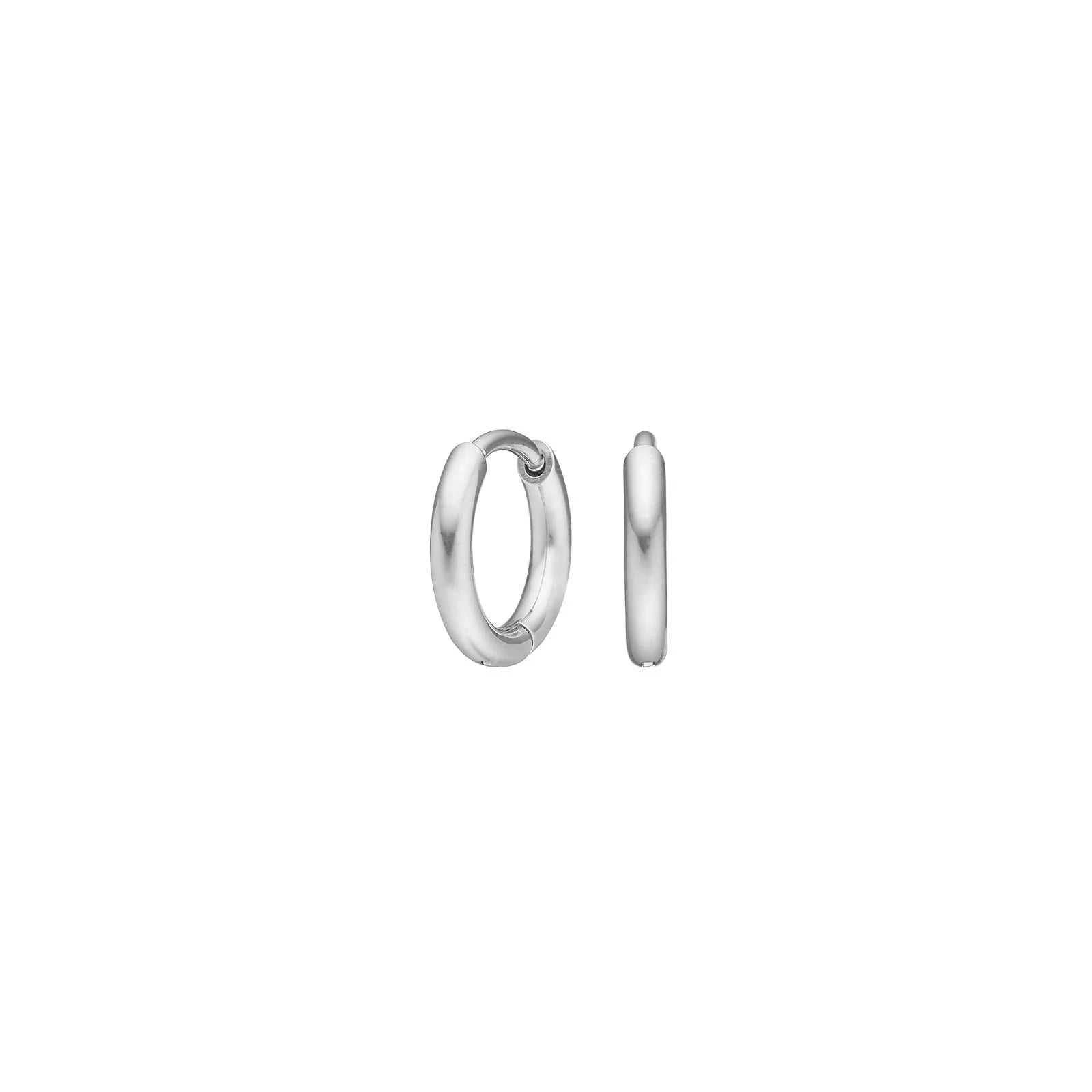 Titanium creoler 8mm - Urma.dk