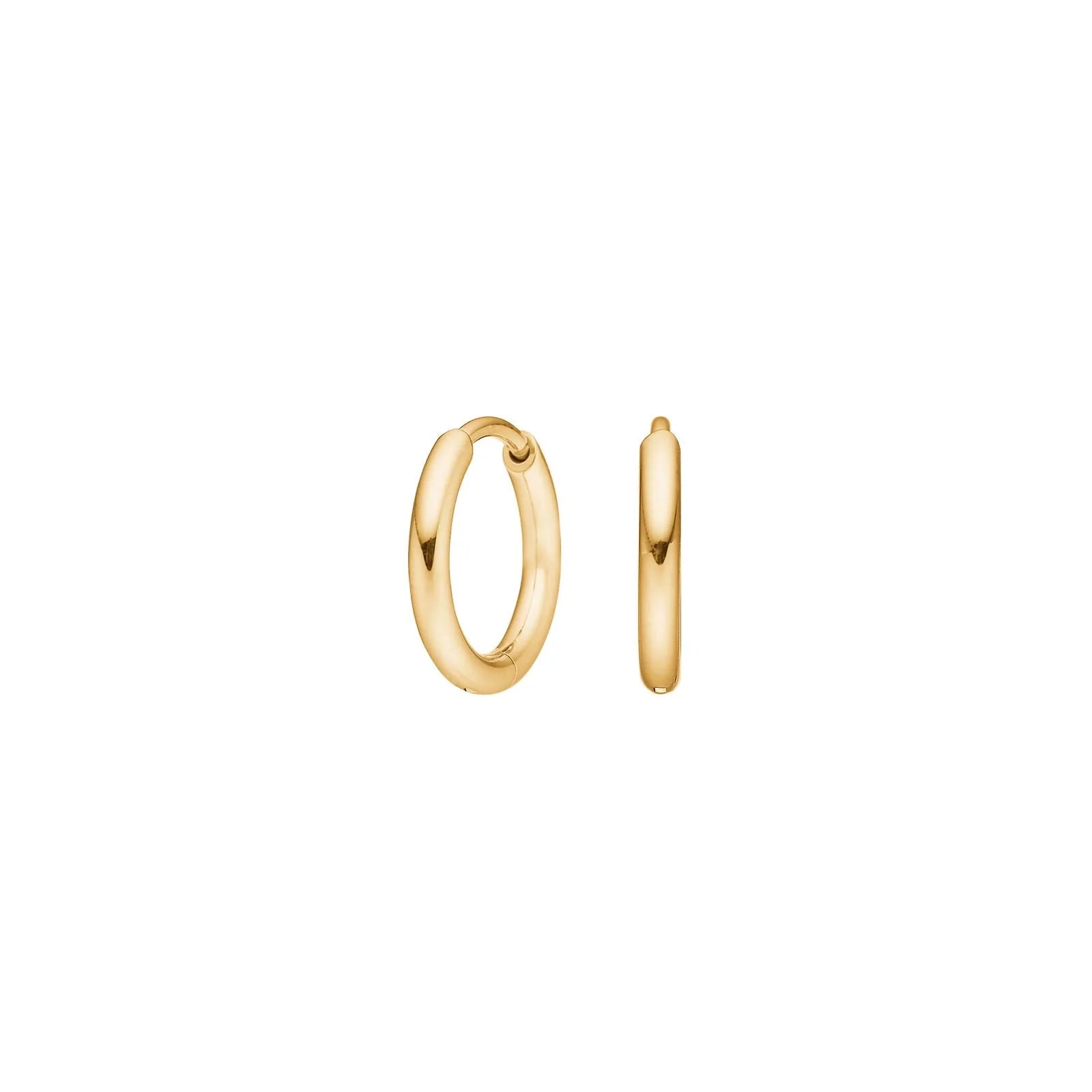 Titanium creoler FG 10mm - Urma.dk