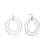 To Cirkler, øreringe, sølv - Urma.dk