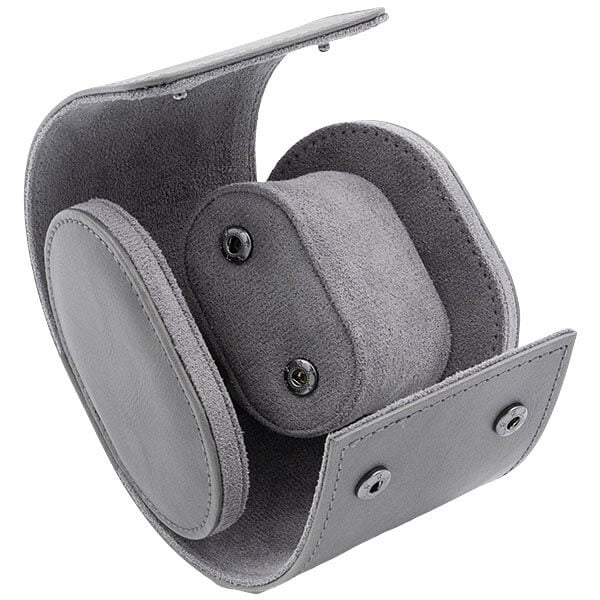 Ur opbevaringsskrin til 1 ur, grå PU læder - Urma.dk