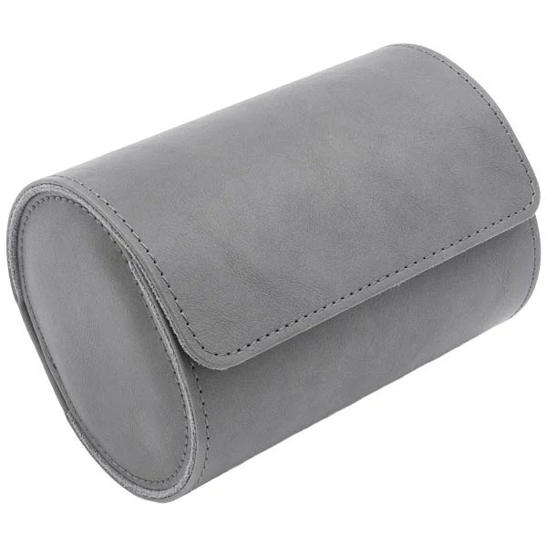 Ur opbevaringsskrin til 2 ure, grå kunstlæder - Urma.dk